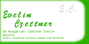 evelin czettner business card